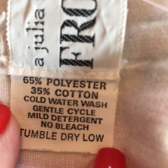 Vintage Floral Frogs Patchwork retro skirt skort polka dots frogs flowers 🌸 🐸 - Picture 11 of 16